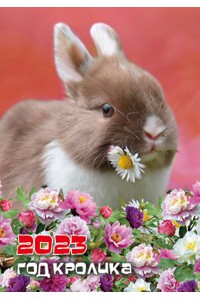 200-202321 Карманный календарь. Флорист. Символ Года (Кролик).